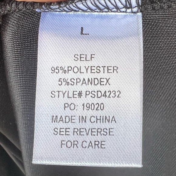 NWOT Baltic Born Nadine Velvet Midi Faux Wrap Dress Black Classic Size Large - Picture 6 of 8